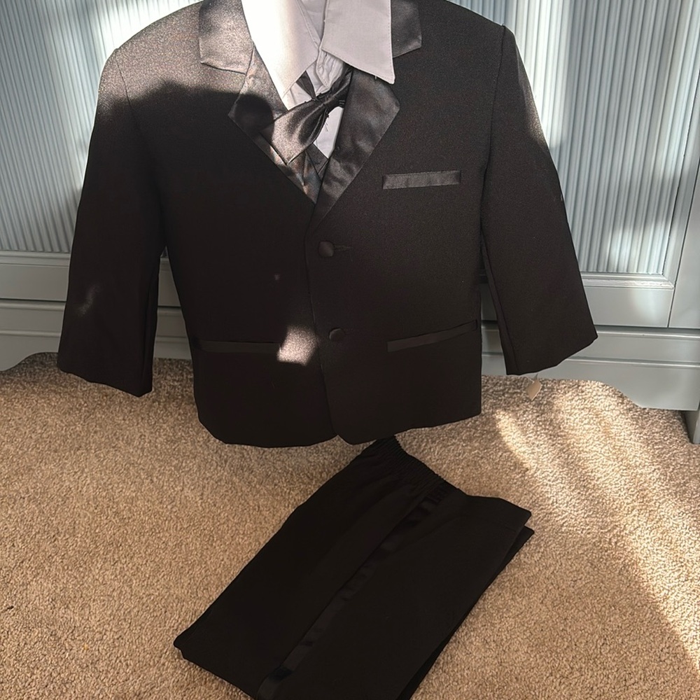 Little Boys Black Suit